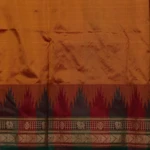 Wine Temple Border Kanchi Pattu Saree (4)